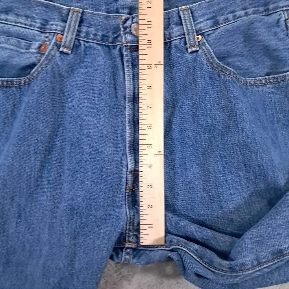 Levis 501 XX Jeans Men 35x35, Tag 36x36 Blue Denim Button Fly Relaxed Straight